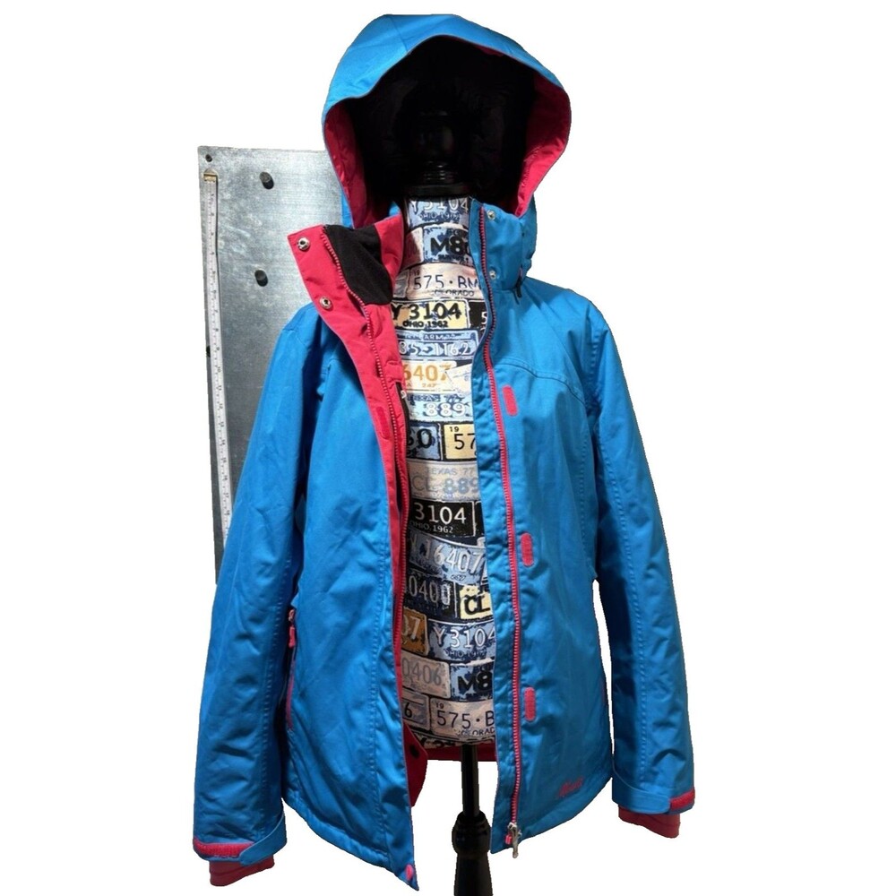 SKI/SNOWBOARD PARKA Vented Hooded MARKER "RULE THE MOUNTAIN" US Sz. 12 FR Sz. 40